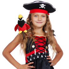 1 Set Halloweenskämt Pirat På Axel Kostym Förklädnad