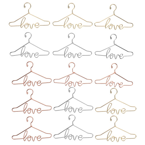 15 Pcs Docksklädeshängare För Dockskåpsaccessoarer