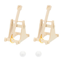 2Pcs Stem Lärande Kit Barn Diy Katapultbil Leksak Utbildning