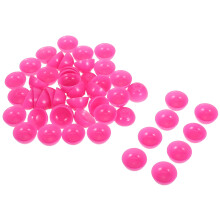 50 St Mikrovattenmattar Plastskålar 1:12 Dockskåpskök Lillhus Rosé