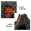 Plastvolcano Sandbord Landskapsdekoration Simulerad 8