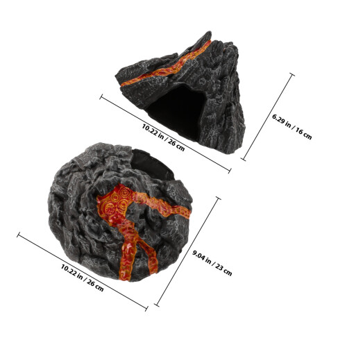 Plastvolcano Sandbord Landskapsdekoration Simulerad 1