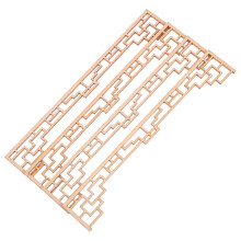 4Pcs Mini Skärm Hantverk Kinesisk Arkitektur Hörn