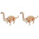 2St 3D Träpussel Dinosaurier I Naturmaterial För Barn ( ) 2
