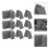 200Pcs Miniatyr Murstenar Mikro Landskapsstenar Barns Leksak 5