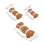 12Pcs Mini Höbalar Dockskåpsaccessoarer Falska Höstackar För Bord 3