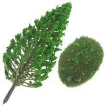2St Mini-Modell Miniatyrträd För Landskapsarkitektur Byggmodell