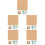 5 Set Geobräda Geometriska Formpussel I För Figurer 8