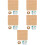 5 Set Geobräda Geometriska Formpussel I För Figurer 9