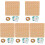 5 Set Geobräda Geometriska Formpussel I För Figurer 4