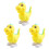 3Pcs Vinds Hoppende Leksaker, Dinosauriedesign, Tecknad 1