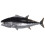 Fish Figurine Plast Tonfisk Modell Djurföremål 9