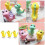 3Pcs Vinds Hoppende Leksaker, Dinosauriedesign, Tecknad 7