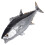 Fish Figurine Plast Tonfisk Modell Djurföremål 11