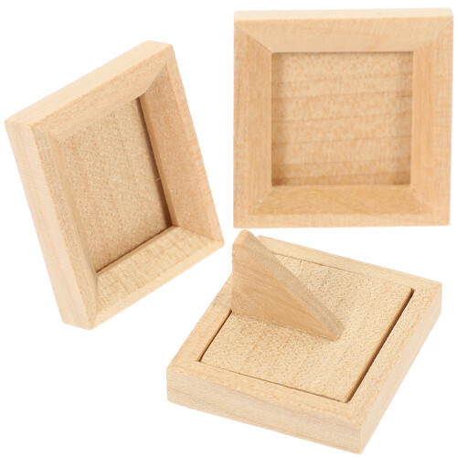 3Pcs Miniatyr Av , Bildram, Dockhus Tillbehör 1
