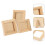 3Pcs Miniatyr Av , Bildram, Dockhus Tillbehör 3
