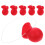 6Pcs Cosplay-Clownnäsa Prop Elastisk Klädsel-Tillbehör 8