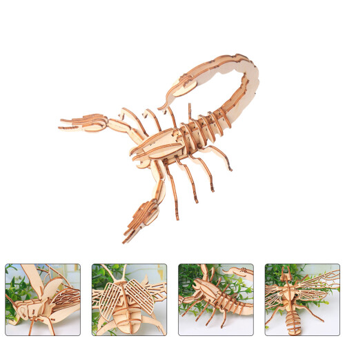1 St Diy Insekter Trämodelllek För Barn 2