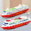 10Pcs Plastic Cruise Ship Pull Back Gliding Toy For Toddlers 8