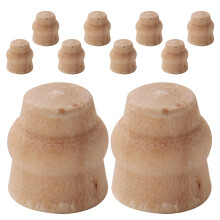 10Pcs Möbelben För Dockskåp, Miniatyrträbord Ben, Tillbehör