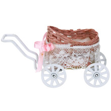 3Pcs Miniature Stroller Mini Furniture For Dollhouse