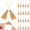 50Pcs Dockshus Besen Mini Landskaps Och Halloween 10