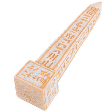 4Pcs Egyptian Obelisk Samlingsfigur Forntida Egypt Arkitekturstaty