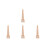 4Pcs Egyptian Obelisk Samlingsfigur Forntida Egypt Arkitekturstaty 9
