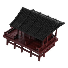 4Pcs Miniatyr Paviljong : Terrariumdekoration För Hem Och