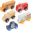 5 Mini Auto In Legno, Giochi Educativi Per Bambini, Regali 5
