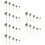 30 Pcs Rainforest Plastic Palm Tree Models For Tropical Scenery Diy 7