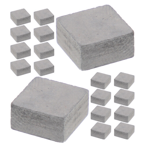 30Pcs Miniatyr Dockshus Tillbehör Mini Murstenar DIY Leksaker