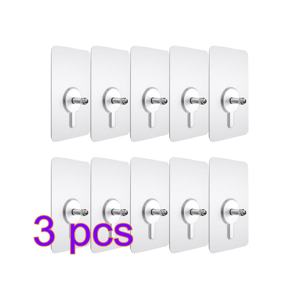 30 Pcs Punch-Free Non-Marking Wall Hook Kit For Picture Frames (6X6cm) 3553166989735