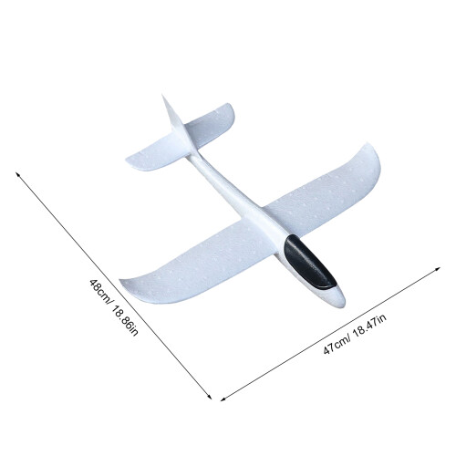2 St Skumgummi Flygplan Leksak Diy Målning Handkastad 1
