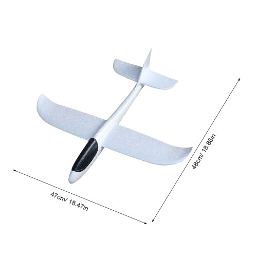 2 St Skumgummi Flygplan Leksak Diy Målning Handkastad 2