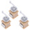 3Pcs Mini Kaffekvarn Leksak Huspynt 7
