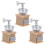 3Pcs Mini Kaffekvarn Leksak Huspynt 4