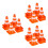 42 Mini Coni Stradali In Arancioni Bambini 2
