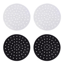 4 Stuks Airfryer Inlegmatten, Bakmatten, Stoomkoker Patches