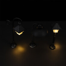 3 Stycken Micro Landskapsbelysning Lampa För Scen Uppställning