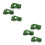 6 Pcs Small Truck Model Toy Pull Back Car For Kids 8