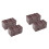 4 Pcs Mini Imitation Wooden Storage Boxes For Kids 4