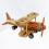 Desktop Wood Warplane Model Flygplan Decor För Hem Hotell 6