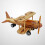Desktop Wood Warplane Model Flygplan Decor För Hem Hotell 7