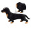 1 Styck Simuleringshund Leksak Modell Hund Craft 3
