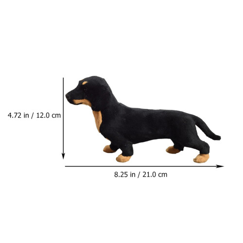 1 Styck Simuleringshund Leksak Modell Hund Craft 1