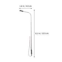 5 St 150–40 Mm Modell LED Stålpipe Lampa För