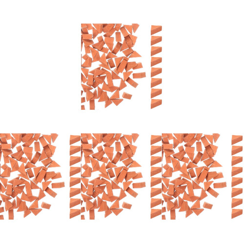 800 Pcs Triangle Trädgårdstillbehör Diy Sandlåda 1:16 1
