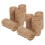 8Pcs Mini HalmBalar Miniatyr Figur För Trädgård 11