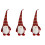 3 Stycken Julgädda Hem Ornament 4